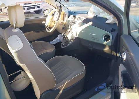 2012 Fiat 500 Lounge z USA, uszkodzony, nr VIN 3C3CFFCR0CT128100